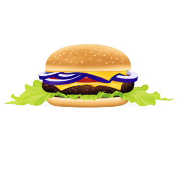 National Cheeseburger Day isolated on transparent background png