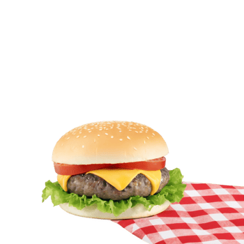 National Cheeseburger Day isolated on transparent background png