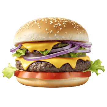 National Cheeseburger Day isolated on transparent background png