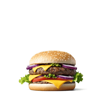 National Cheeseburger Day isolated on transparent background png