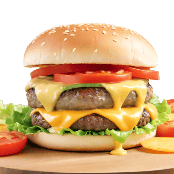 National Cheeseburger Day isolated on transparent background png