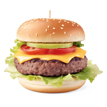National Cheeseburger Day isolated on transparent background png