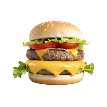 National Cheeseburger Day isolated on transparent background png
