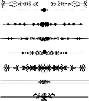 Simple Pattern Decorative Border Design vector