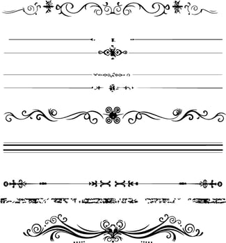 Simple Pattern Decorative Border Design vector