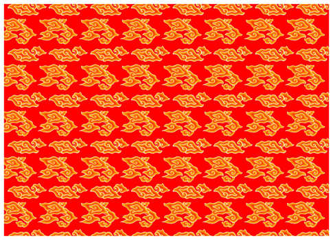 Mega mendung Batik Pattern Background, Cirebon, Indonesia png