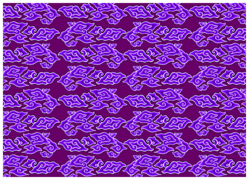 Mega mendung Batik Pattern Background, Cirebon, Indonesia png