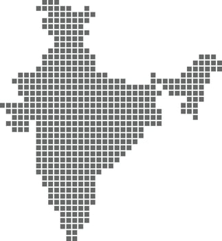 map india pixel vector