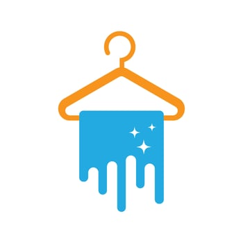 Laundry logo images illustration vector