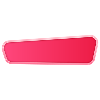 Pink Button. Empty Web Button. Modern Trendy Button png