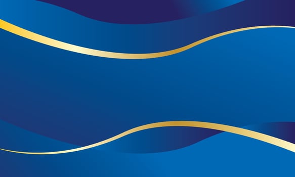 Blue stylish wave abstract background vector