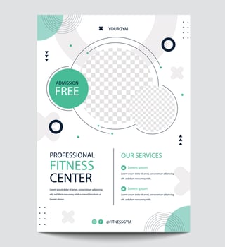Cleaning service social media post banner template. Home Cleaning business marketing square flyer layout vector