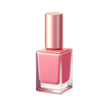 Elegant Nail polish light pink isolated on Transparent background png