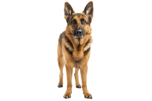 German Shepherd Dog Looking at Camera png