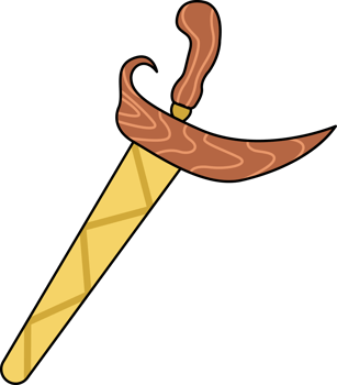 Keris Indonesian Traditional Weapon Illustration Isolated on Transparent Background png