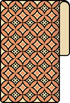 Batik Cloth Illustration Isolated on Transparent Background png