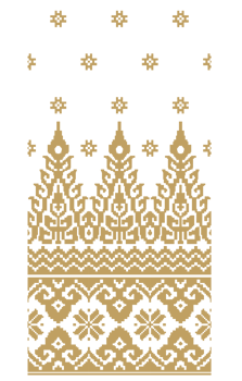 Indonesian Riau Malay songket woven cloth motif, typical Malay Siak Riau, suitable for fabric motifs, batik, backgrounds, decorations png
