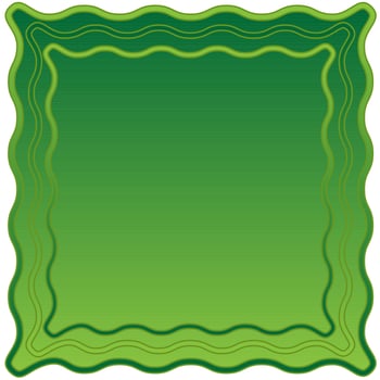 Original frame on a green background vector