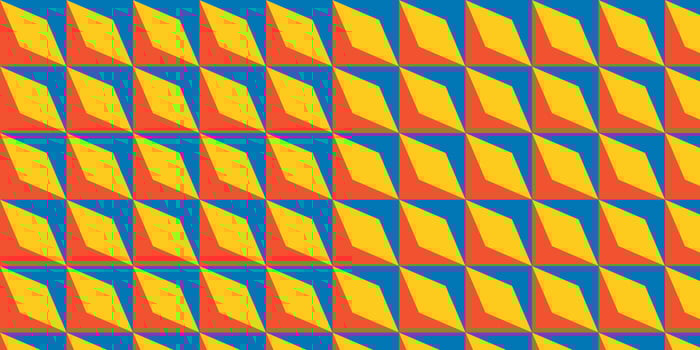 Abstrcat Geometric Pattern rhombus shapes vector