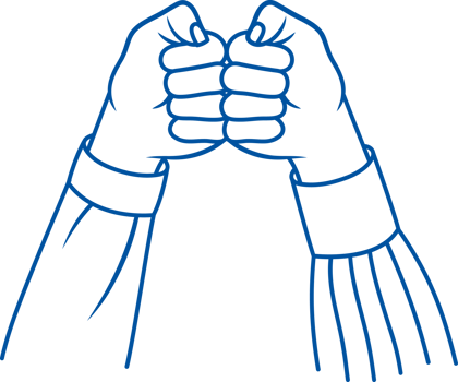 Giving fist bump from people greeting when meeting or demonstrating that agreement has been reached png