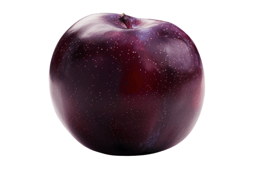 Single Purple Plum Isolated png