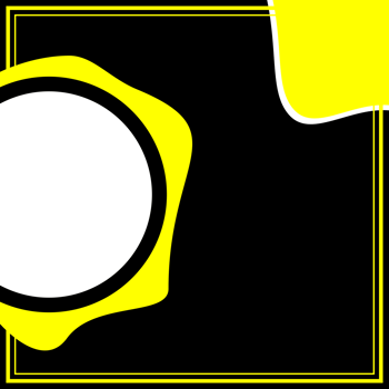 Social media post templates, frame border with wave and fluid shape background. png