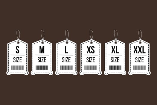 A Comprehensive Guide to XS, S, M, L, XL, and XXL vector