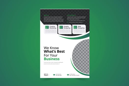 Creative corporate business flyer template design set, Geometric shape, perfect for creative professional business, trendy creative corporate vector