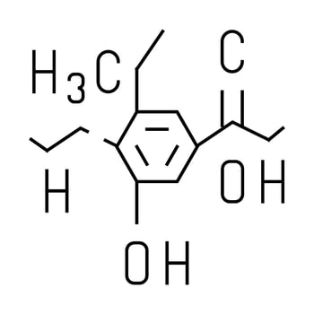 formula food additives line icon illustration vector