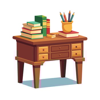 Education Material Icon Illustration vector