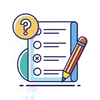 Education Material Icon Illustration vector