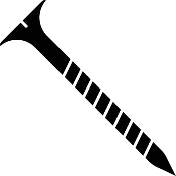 Screwdriver solid glyph illustration vector