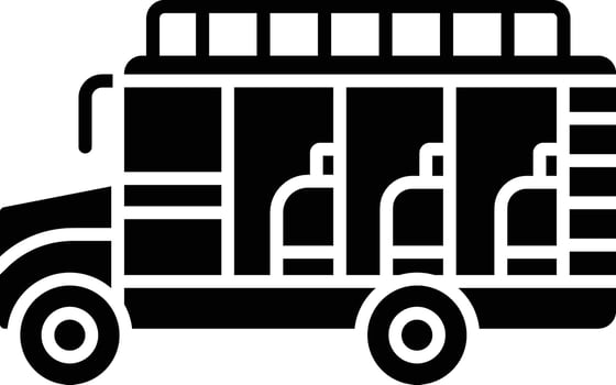 Chiva solid glyph illustration vector