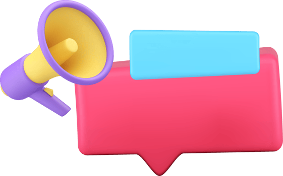 Special offer shopping advertising marketing announce megaphone quick tips 3d icon realistic png