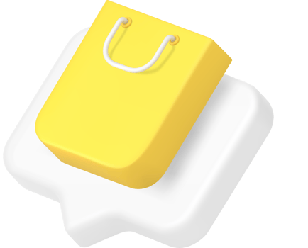 Shopping bag quick tips buying goods internet reminder purchase order marketplace 3d icon png