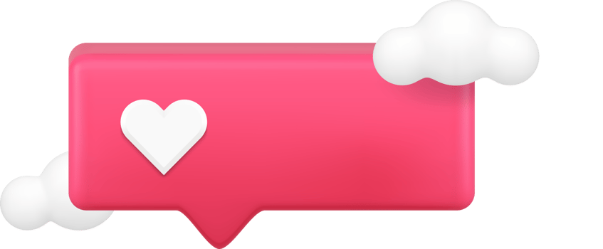 Like quick tips social media network web communication evaluation numbers 3d icon realistic png