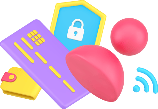 Security of personal financial identification information banking e money with wallet and skittle png
