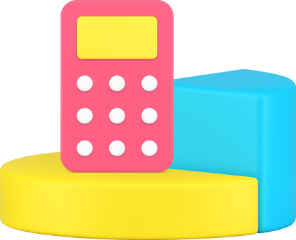 Business financial analyzing chart calculation accounting bookkeeping investment 3d icon png