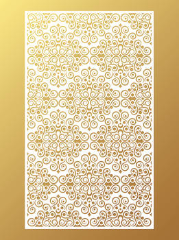 seamless die cut decorative pattern template vector