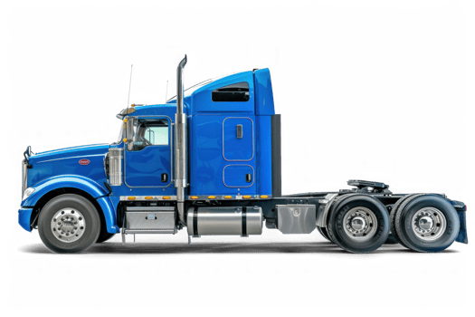 a blue truck on transparent background png