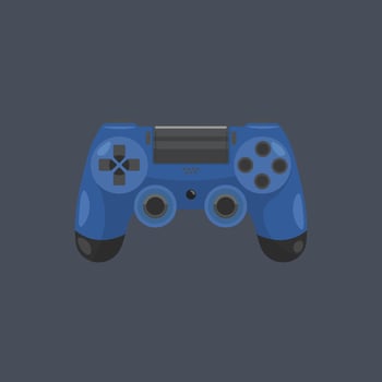 game stick controller in design. vector