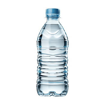 Plain Water Bottle on Transparent Background png