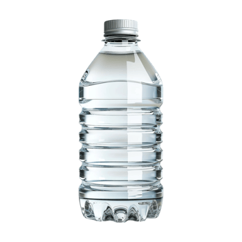 Plain Water Bottle on Transparent Background png