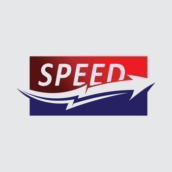 Speed logo design, silhouette speedometer symbol icon speed Auto car Logo Template illustration icon design vector