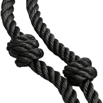 Black Rope on Transparent Background png