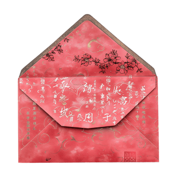 Chinese Envelop on Transparent Background png