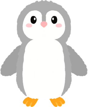 penguin illustration. isolated cartoon png