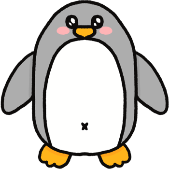 penguin illustration. isolated cartoon png