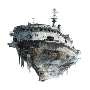 Shipwreck on Transparent Background png
