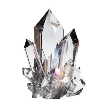 Gemstone Crystal on Transparent Background png